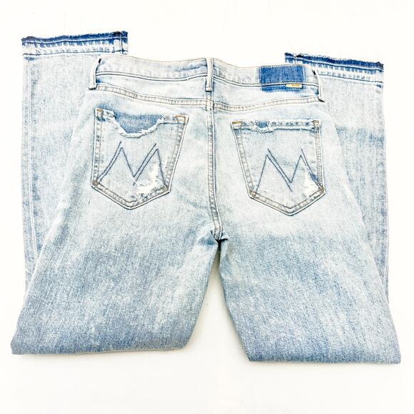 Mother Superior The Rascal Ankle Undone Vacation Temptation Denim Jeans Size 26 - Picture 5 of 9